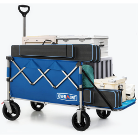 Overmont Folding Wagon Blue 01